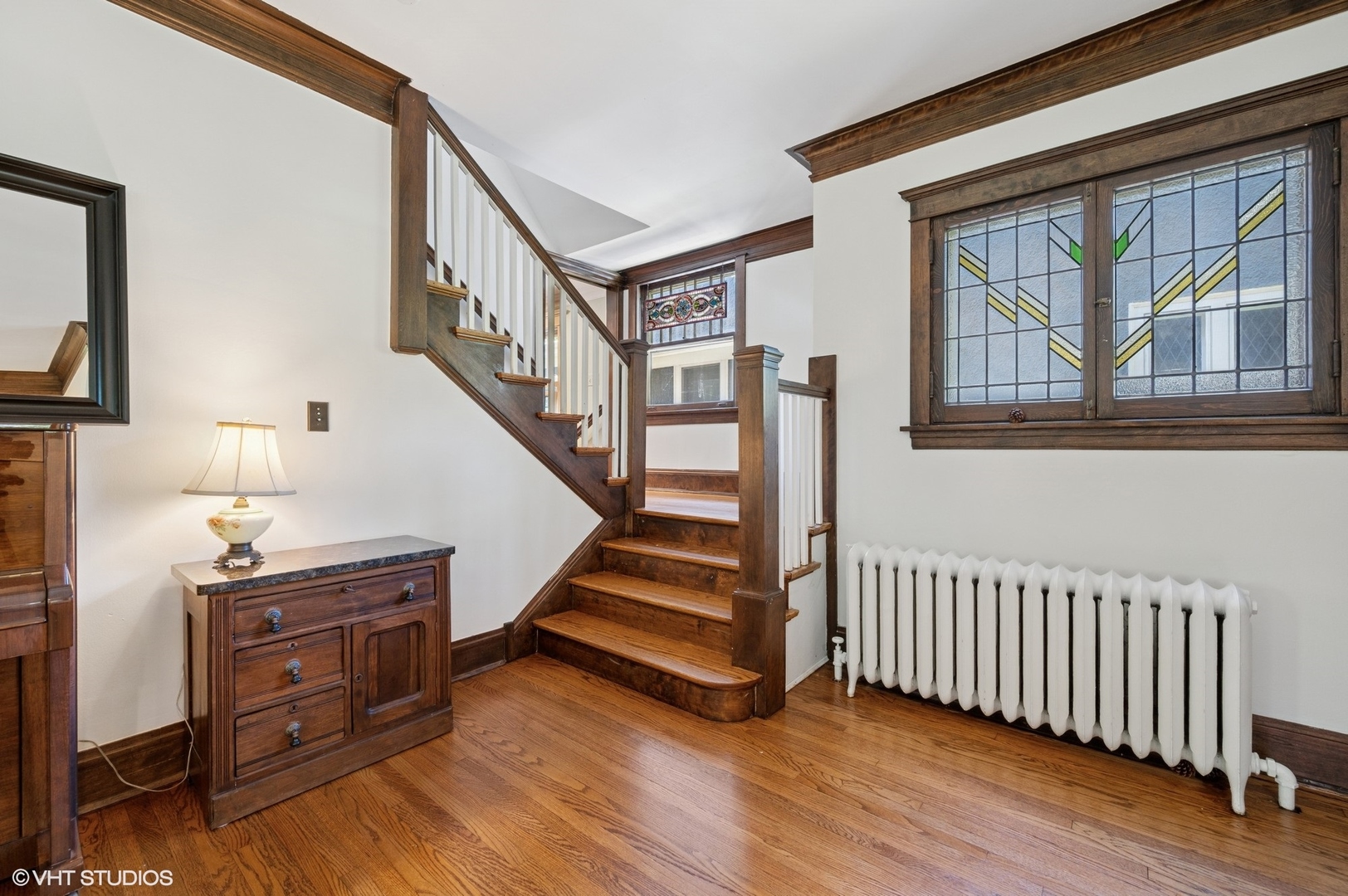 623 Forest Avenue Wilmette, IL 60091 - Photo 3 of 43 a view of entryway and hall with wooden floor