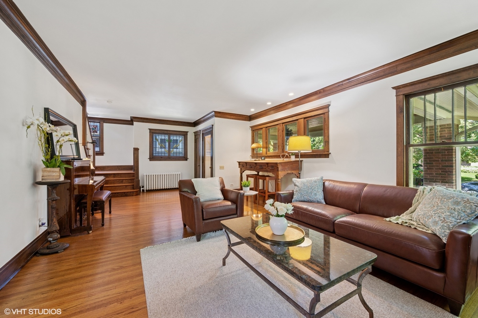 623 Forest Avenue Wilmette, IL 60091 - Photo 5 of 43 a living room with furniture and a large window