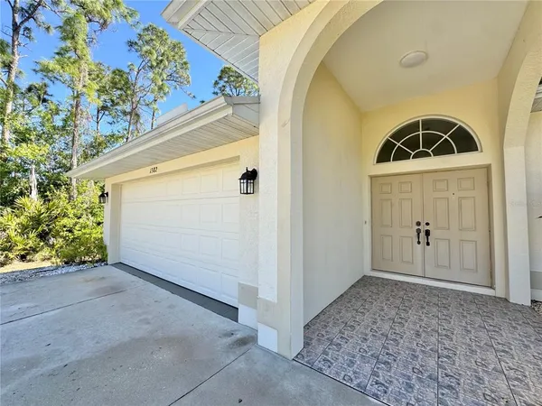 a view of front door of a house