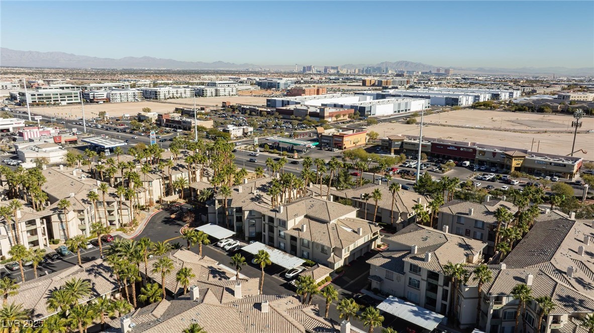 7185 South Durango Drive, Unit 201 Las Vegas, NV 89113 - Photo 25 of 27 Drone / aerial view of mountains