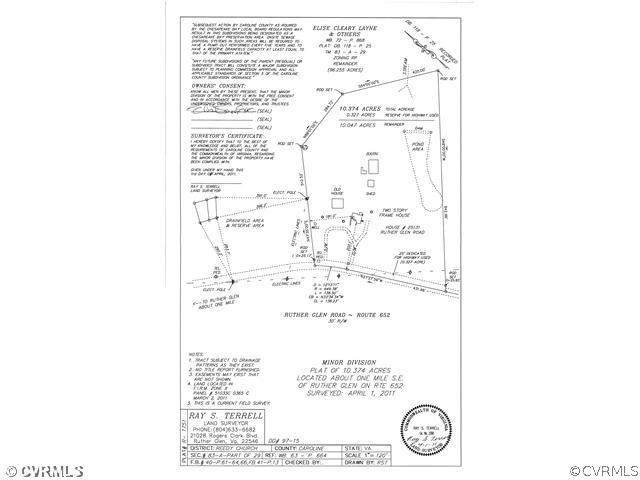 25131 Ruther Glen Road Ruther Glen, VA 22546 - Photo 6 of 6 Land - Plat