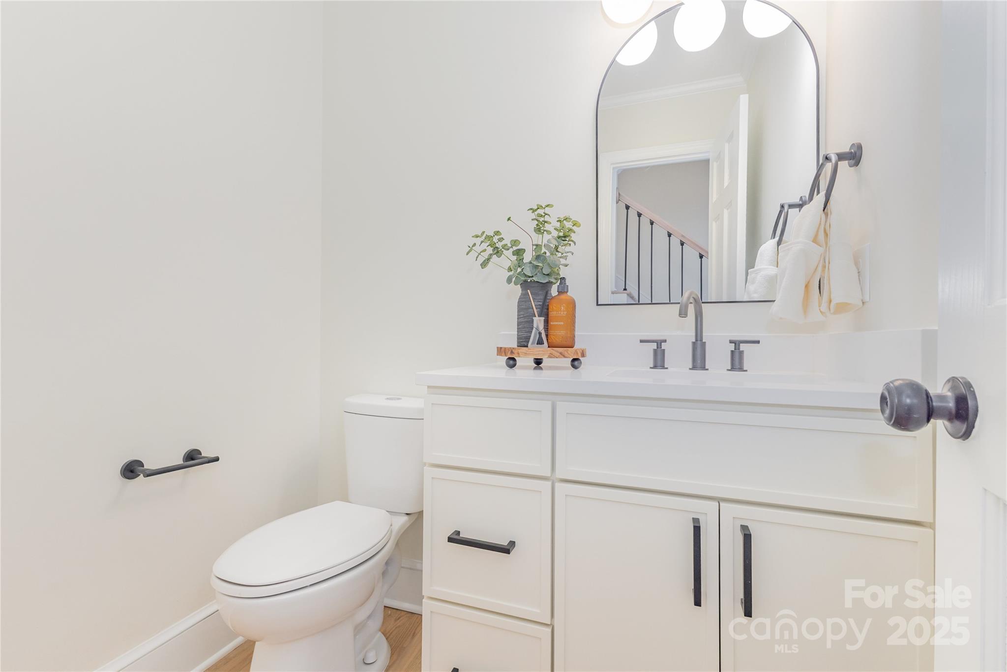 3335 Carnegie Lane Matthews, NC 28105 - Photo 25 of 31 a bathroom with a sink and a mirror