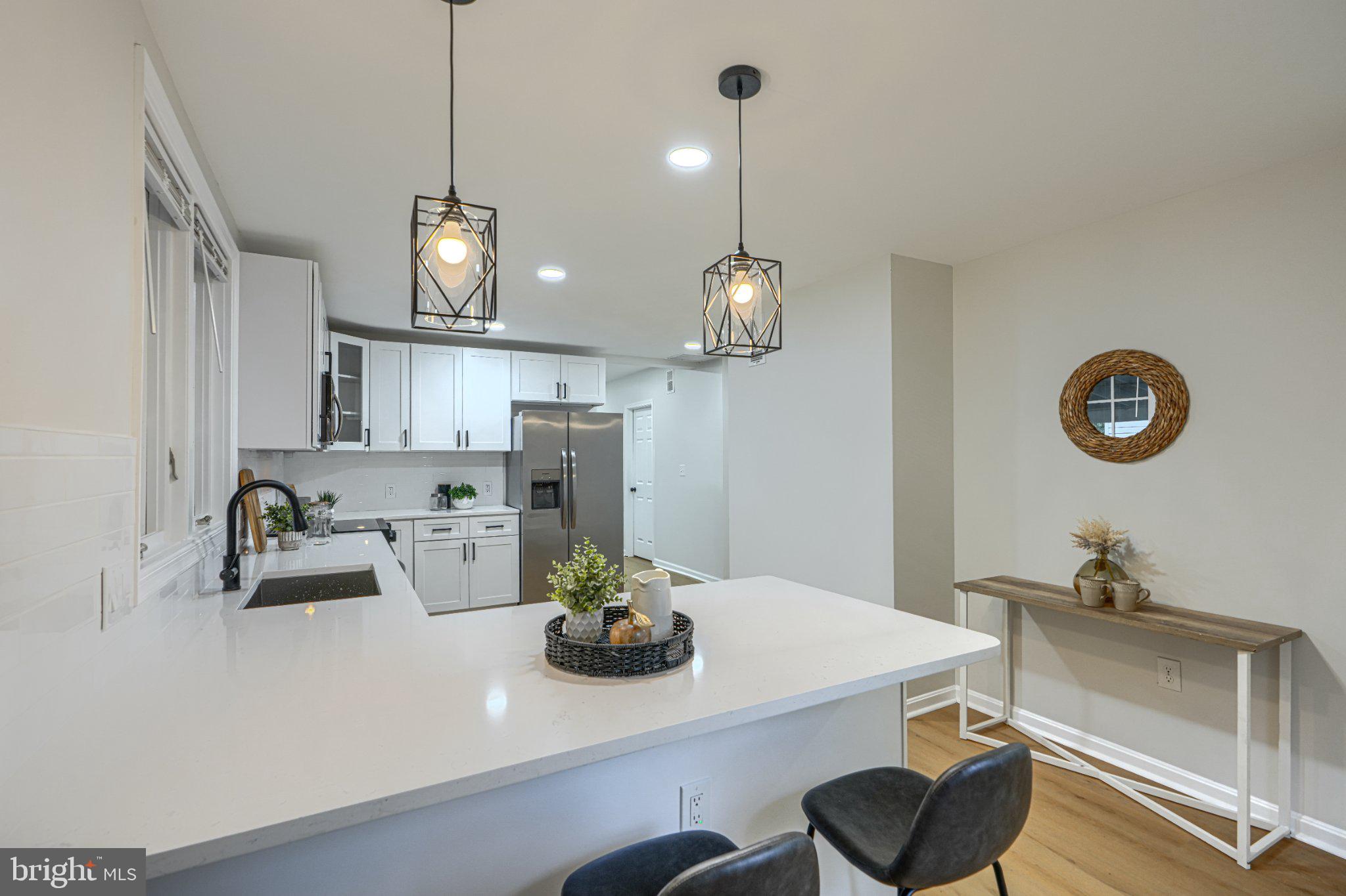143 Rigdon Road Aberdeen, MD 21001 - Photo 13 of 57 Modern kitchen with stylish lighting.