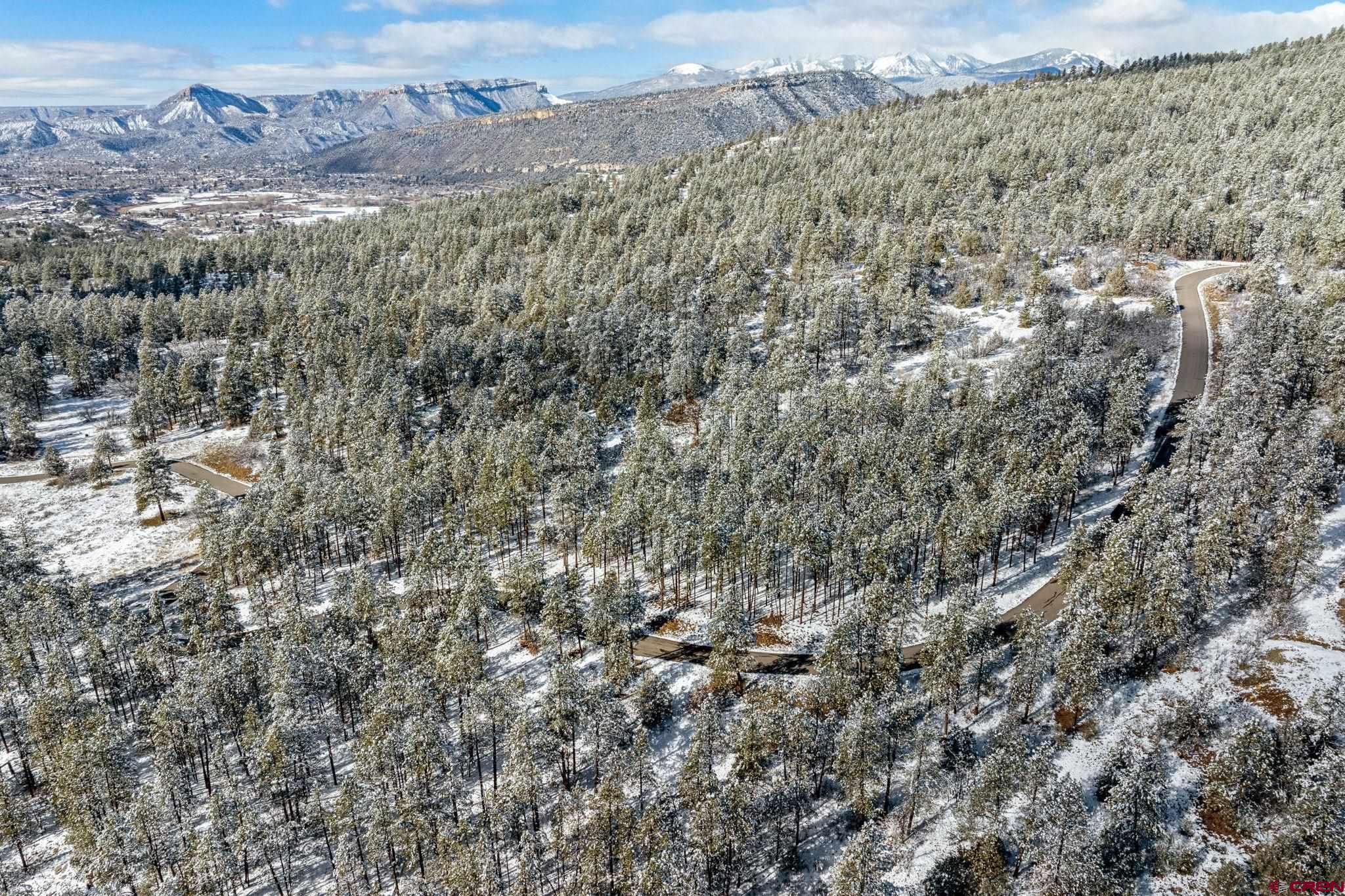 701 Durango Cliffs Drive Durango, CO 81301 - Photo 38 of 43 a view of a city with mountains in the background