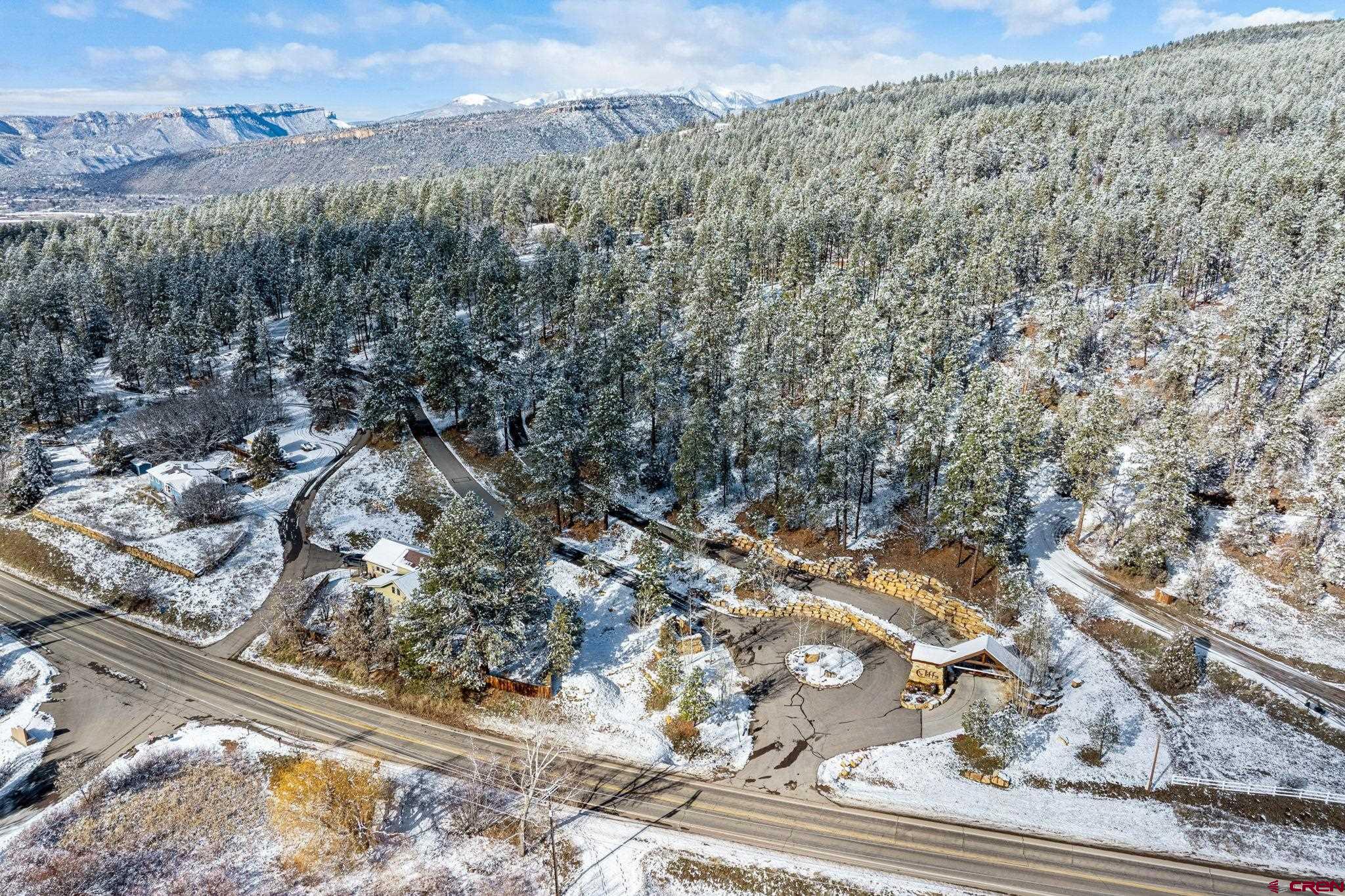701 Durango Cliffs Drive Durango, CO 81301 - Photo 42 of 43 a view of a city from a yard