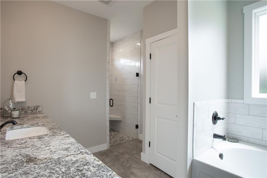 393 Scout Road Lexington, NC 27292 - Photo 30 of 47 Separate soaker tub and walk-in shower