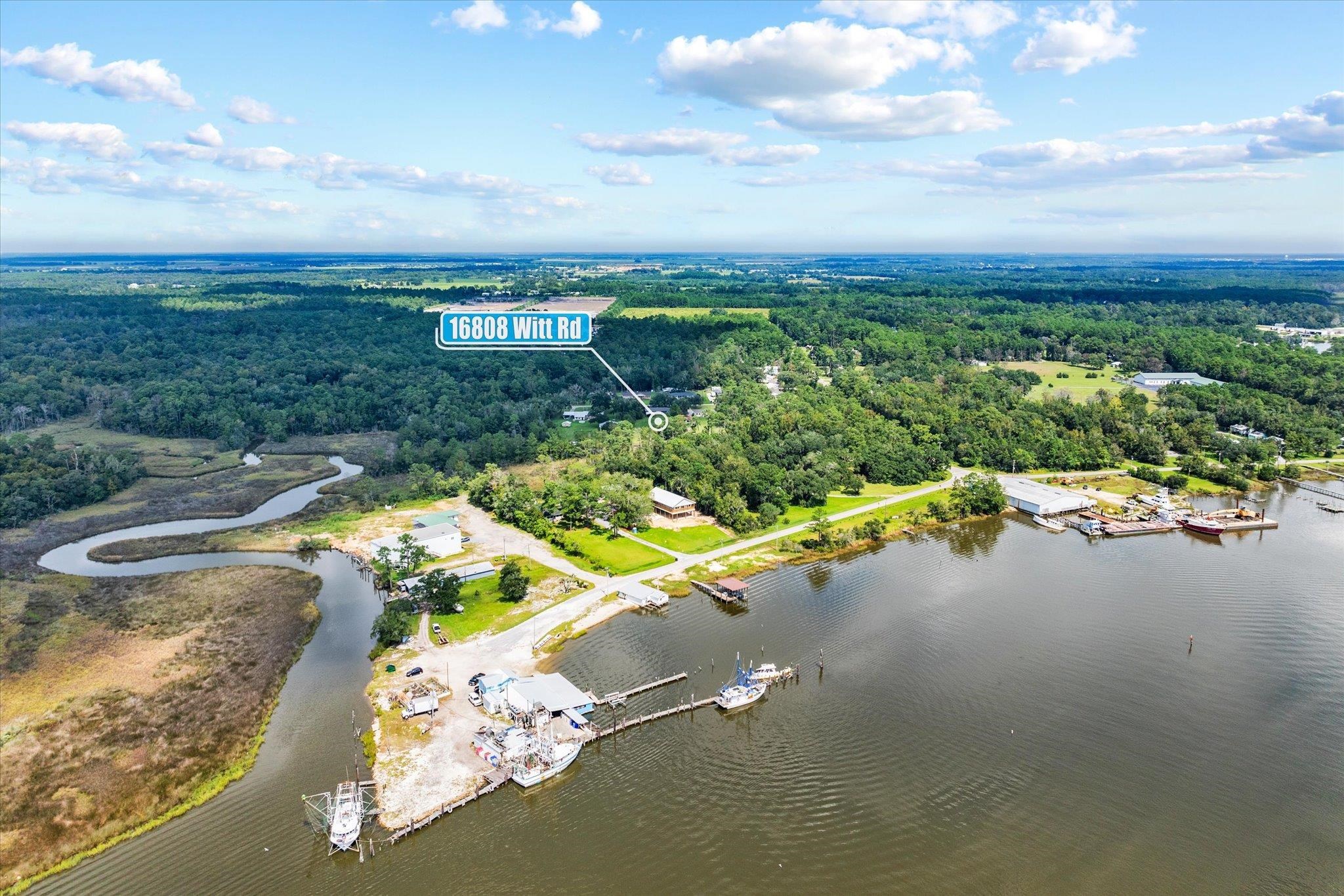 16808 Witt Road Bon Secour, AL 36511 - Photo 17 of 31 Aerial View