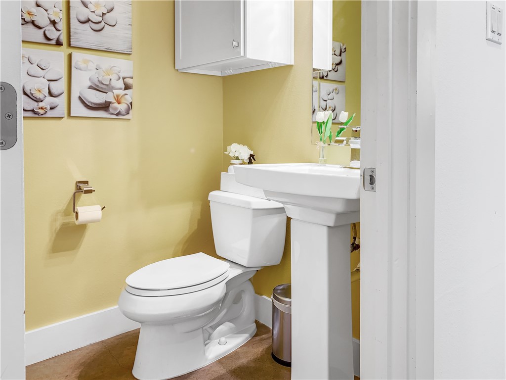 4120 Valley View Road, Unit A Austin, TX 78704 - Photo 7 of 18 Powder room downstairs