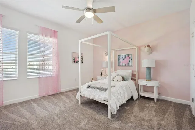 a room with furniture and window