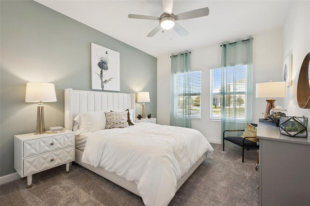 3012 Ella Way St. Cloud, FL 34771 - Photo 26 of 56 a bedroom with bed and a large window