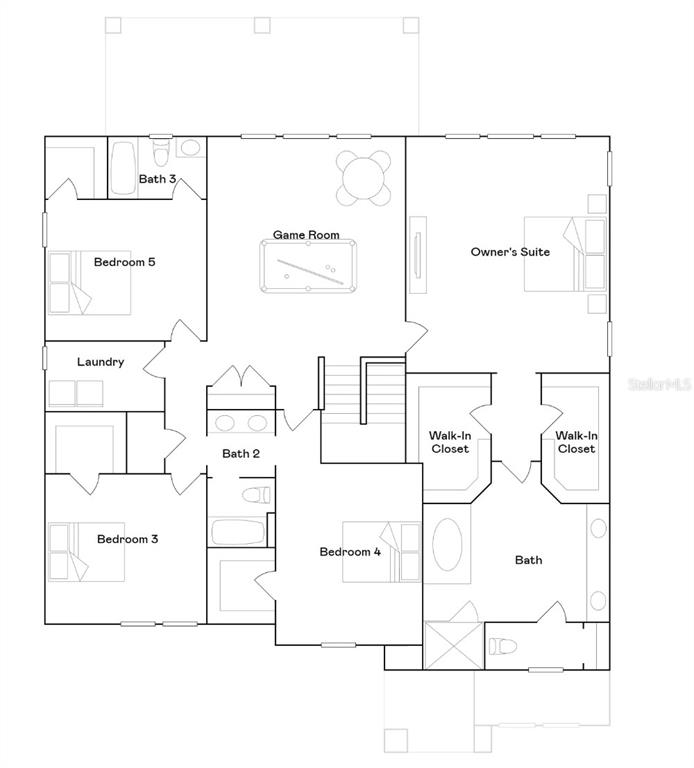 3012 Ella Way St. Cloud, FL 34771 - Photo 33 of 56 a picture of a room with a white wall and white picture
