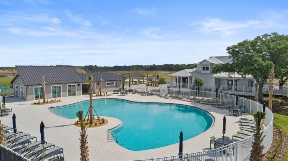 3012 Ella Way St. Cloud, FL 34771 - Photo 38 of 56 a view of a patio with swimming pool
