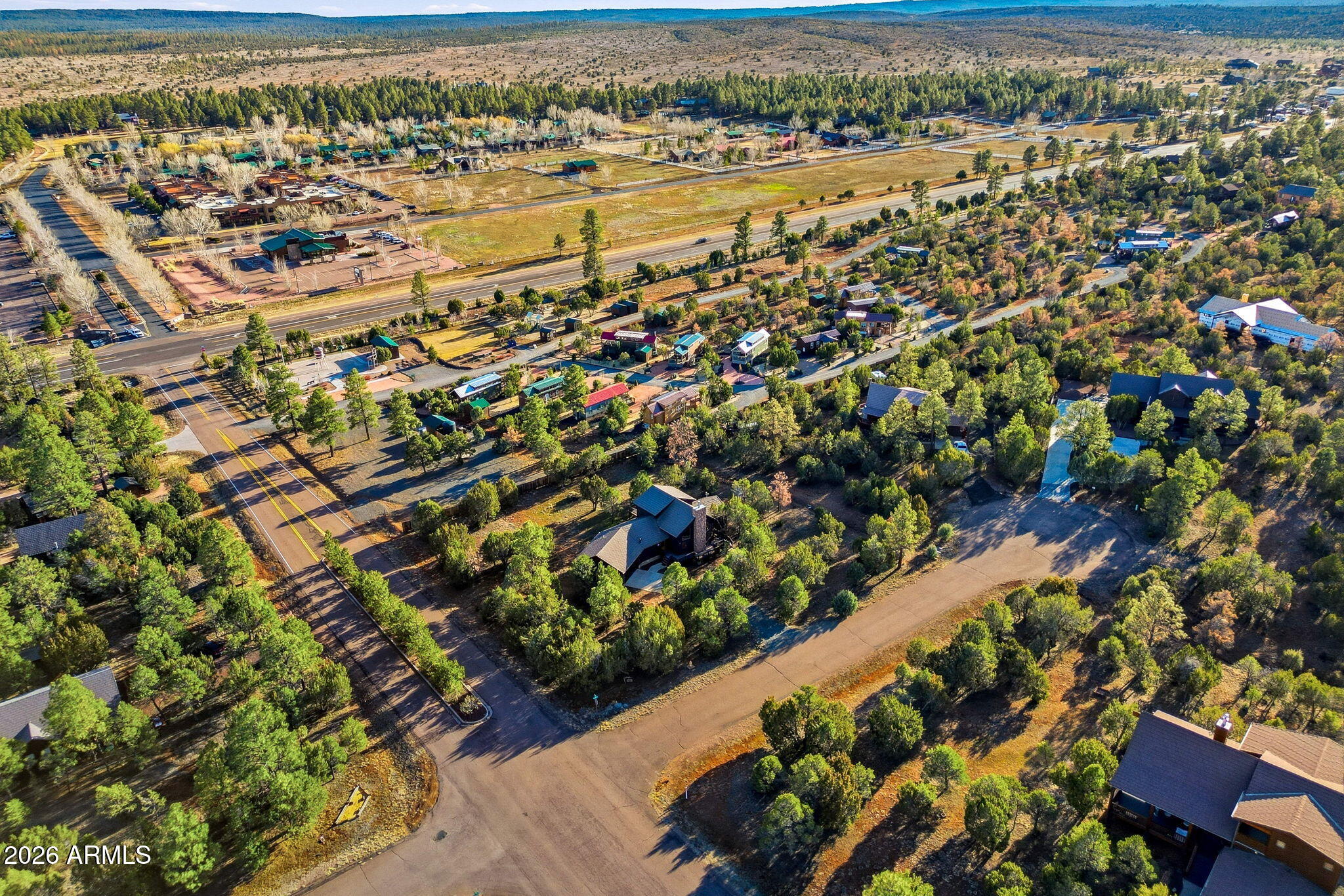2750 Columbia Lane Overgaard, AZ 85933 - Photo 41 of 51 an aerial view of residential houses with outdoor space