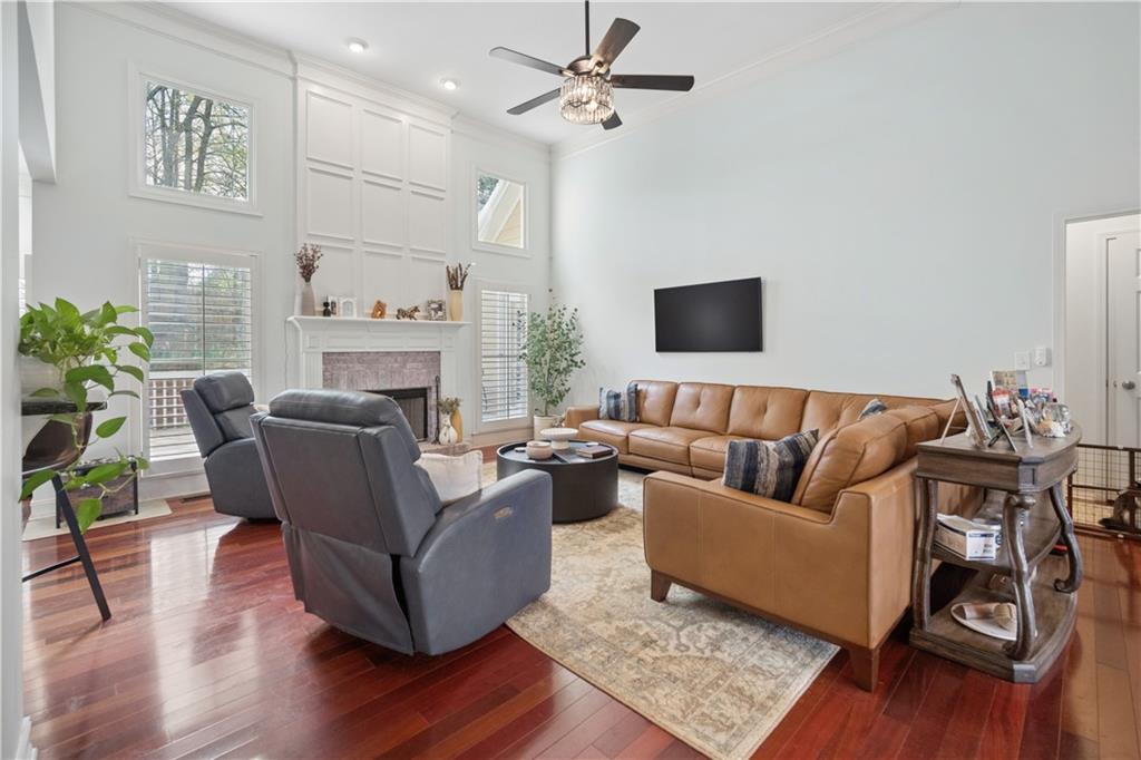 35 Waterstone Drive Southeast Cartersville, GA 30121 - Photo 15 of 58 a living room with furniture fireplace and potted plant