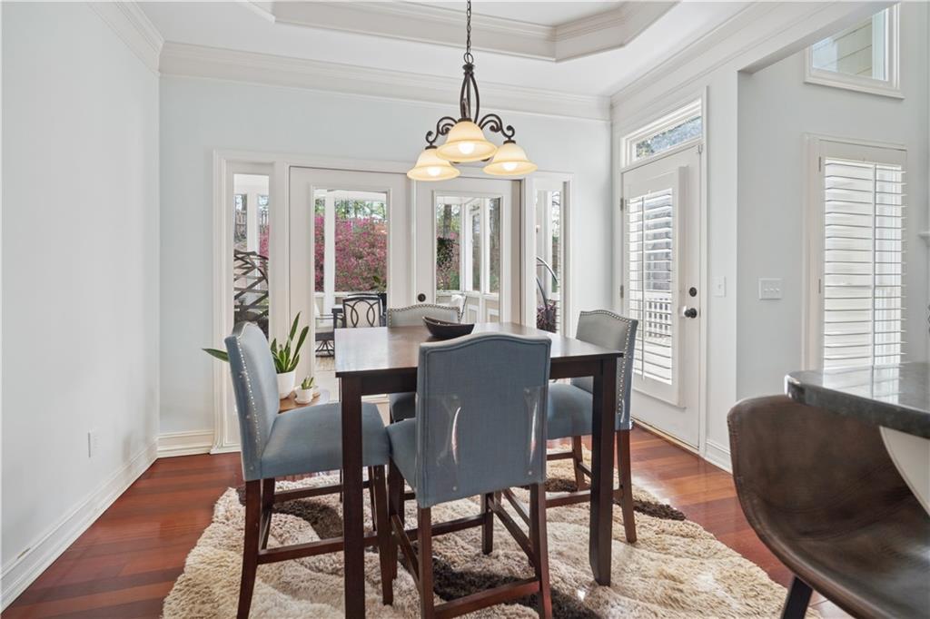 35 Waterstone Drive Southeast Cartersville, GA 30121 - Photo 26 of 58 a view of a dining room with furniture window and wooden floor