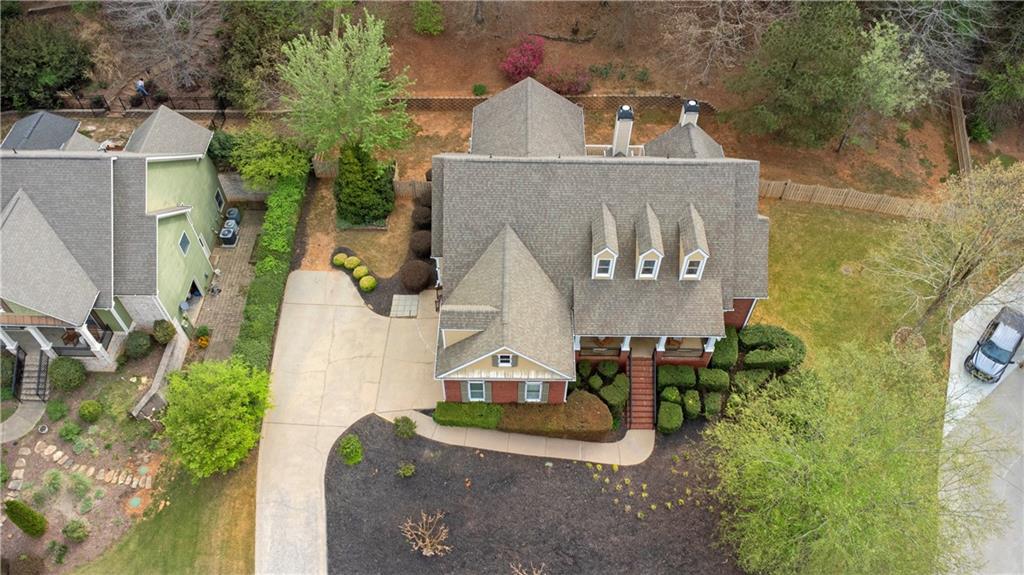 35 Waterstone Drive Southeast Cartersville, GA 30121 - Photo 53 of 58 an aerial view of a house with a yard