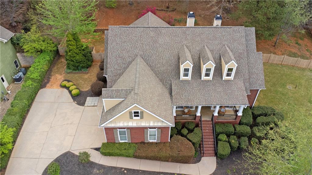 35 Waterstone Drive Southeast Cartersville, GA 30121 - Photo 56 of 58 an aerial view of a house with a yard