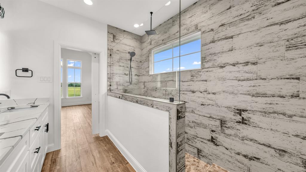 3451 Carraway Tbd County Road Paradise, TX 76073 - Photo 15 of 24 a bathroom with a sink a toilet and shower