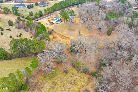 a view of a yard with plants