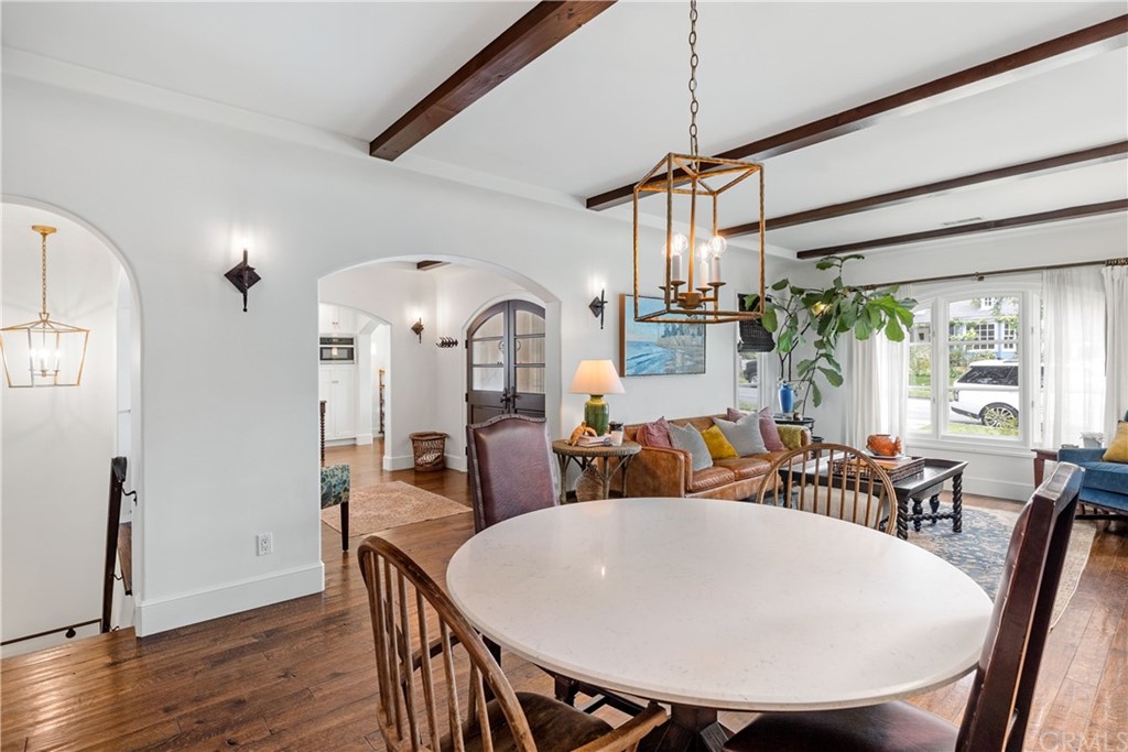 351 Whiting Street El Segundo, CA 90245 - Photo 9 of 60 a view of a dining room with furniture window and wooden floor
