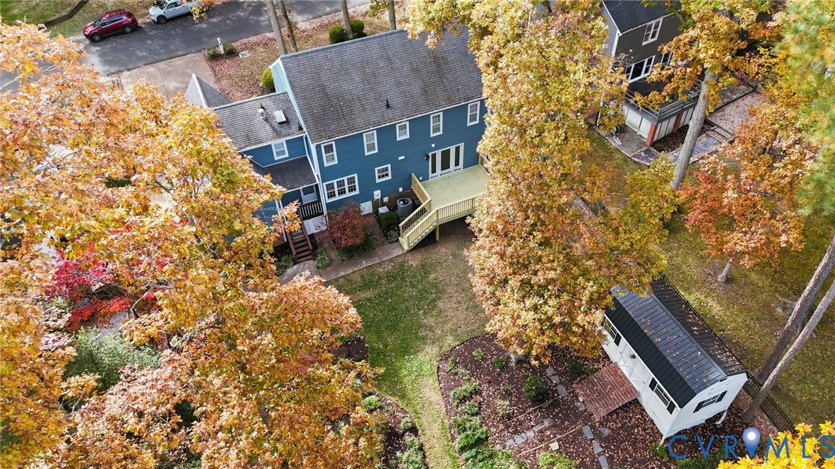 12918 Ashtree Road Midlothian, VA 23114 - Photo 36 of 43 a aerial view of a house with a yard