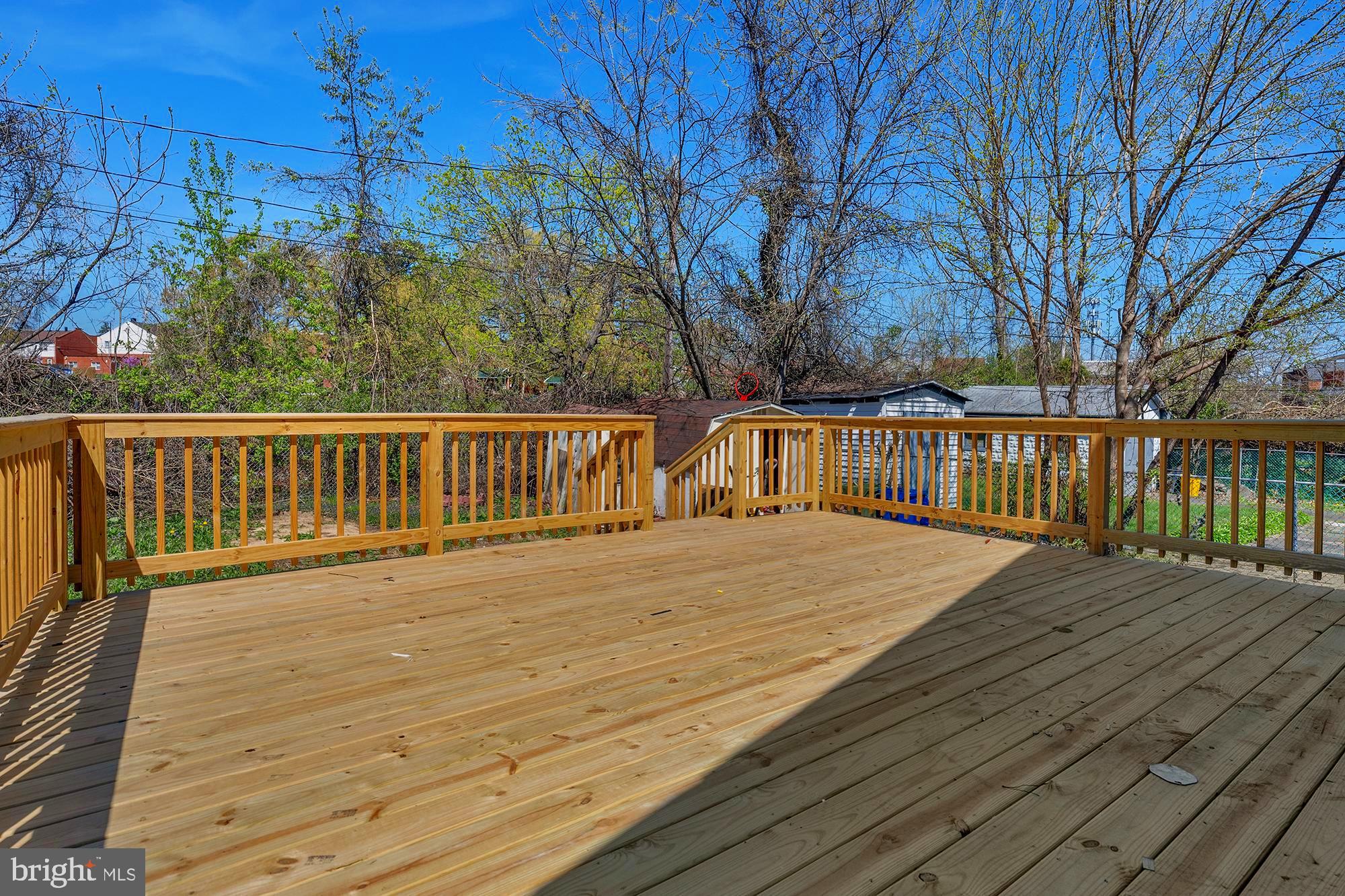 3708 West Cold Spring Lane Baltimore, MD 21215 - Photo 27 of 33 a view of wooden deck
