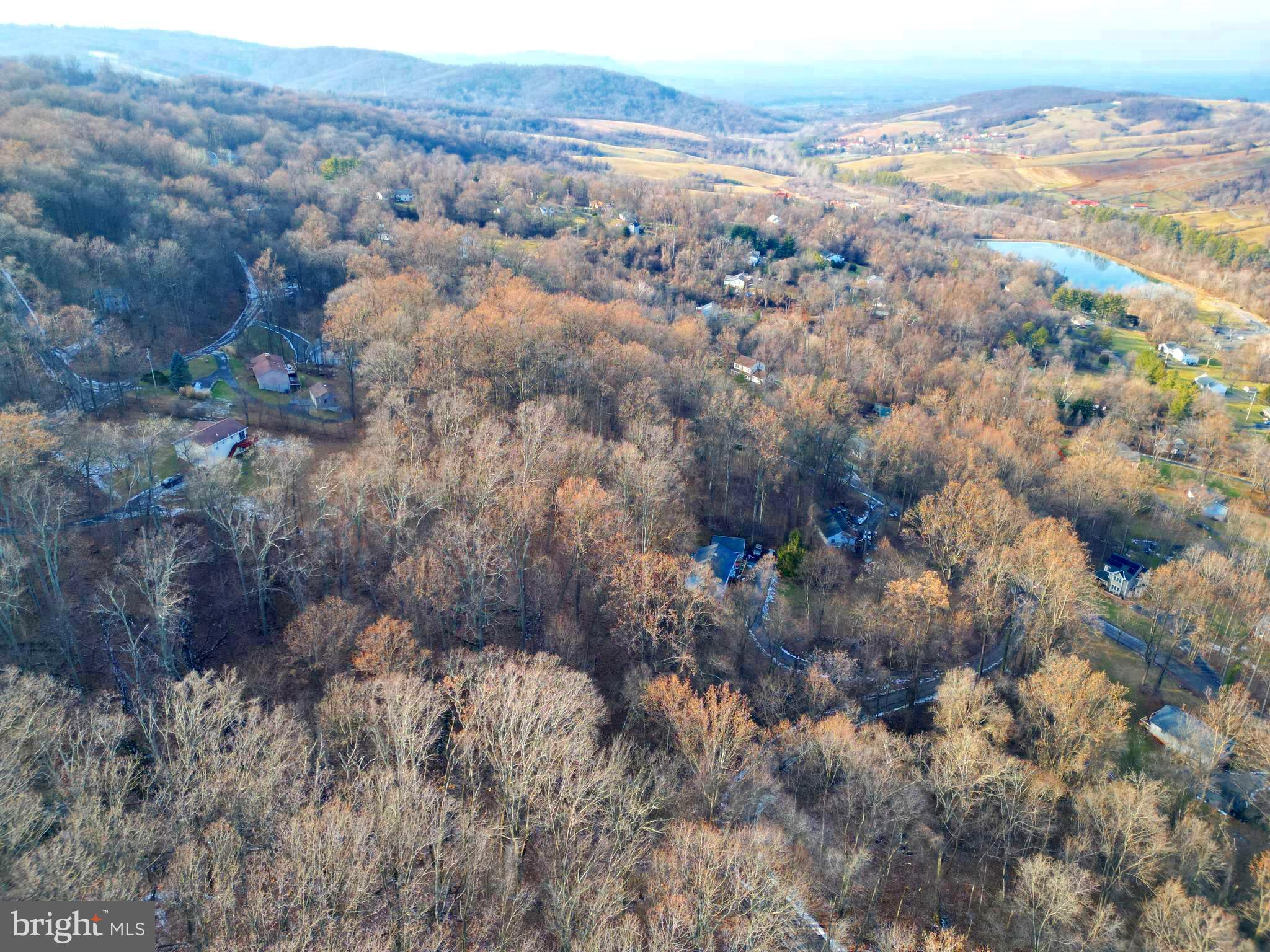 0 Hickory Tree Road Front Royal, VA 22630 - Photo 8 of 27 an aerial view of house with yard and mountain view in back