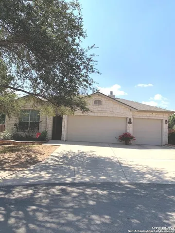 a backyard of a house