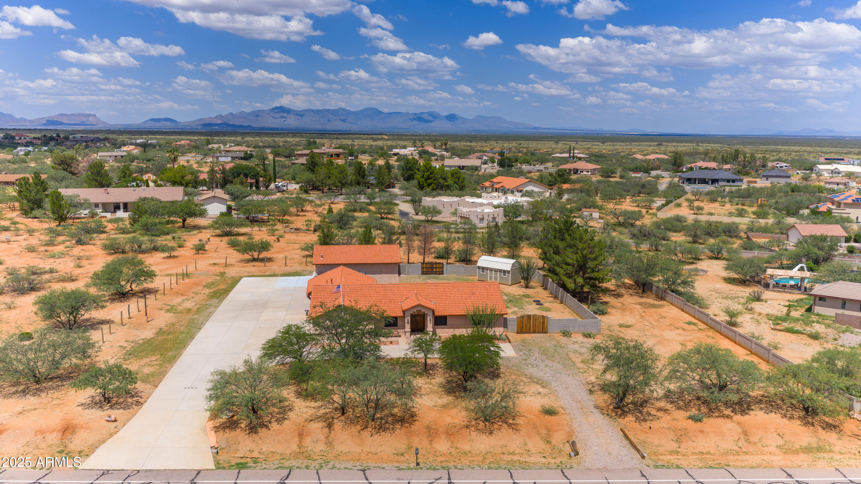 3363 East San Xavier Road Sierra Vista, AZ 85635 - Photo 2 of 56 Aerial Expansive Front Perspective