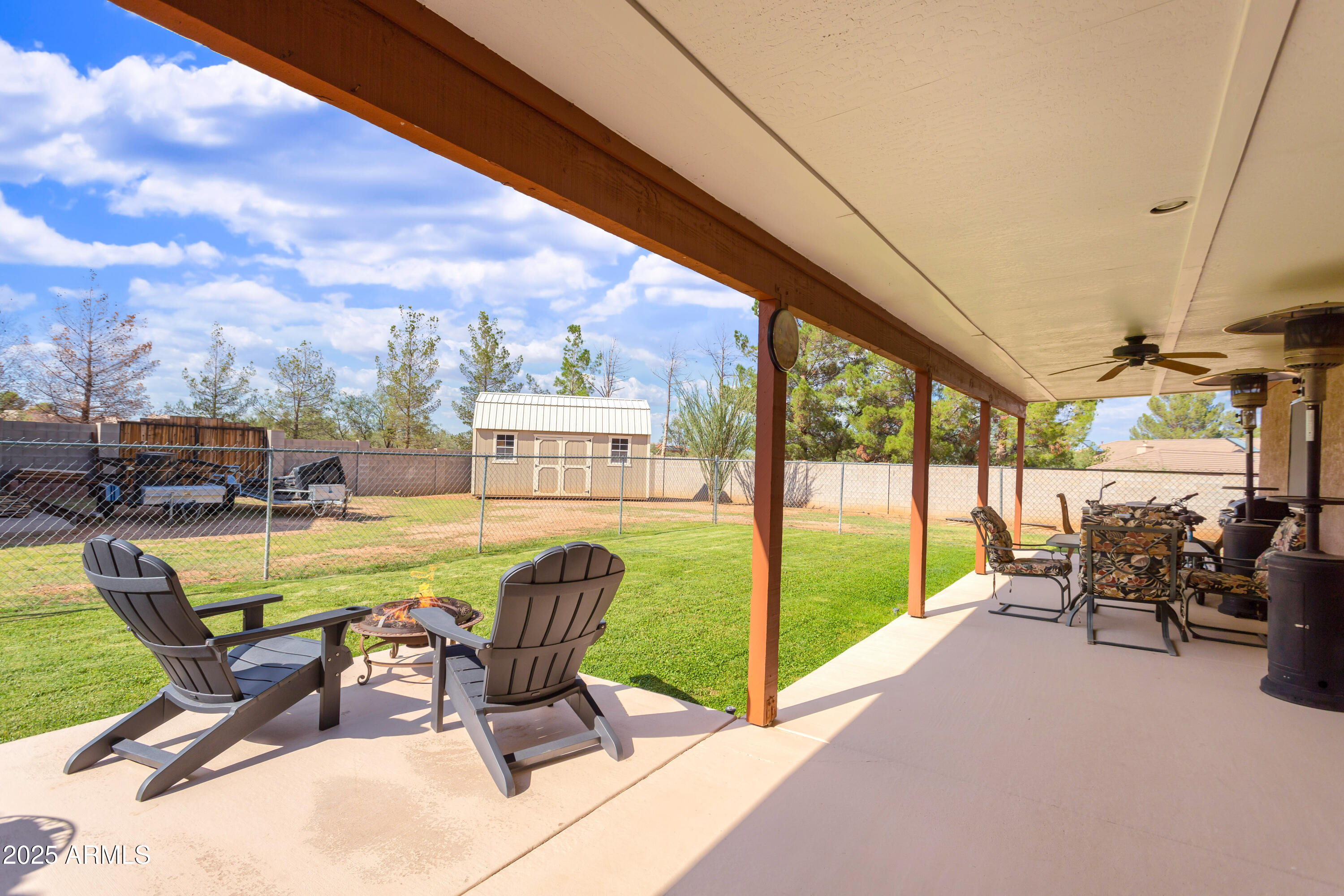 3363 East San Xavier Road Sierra Vista, AZ 85635 - Photo 41 of 56 Fenced Backyard - Views