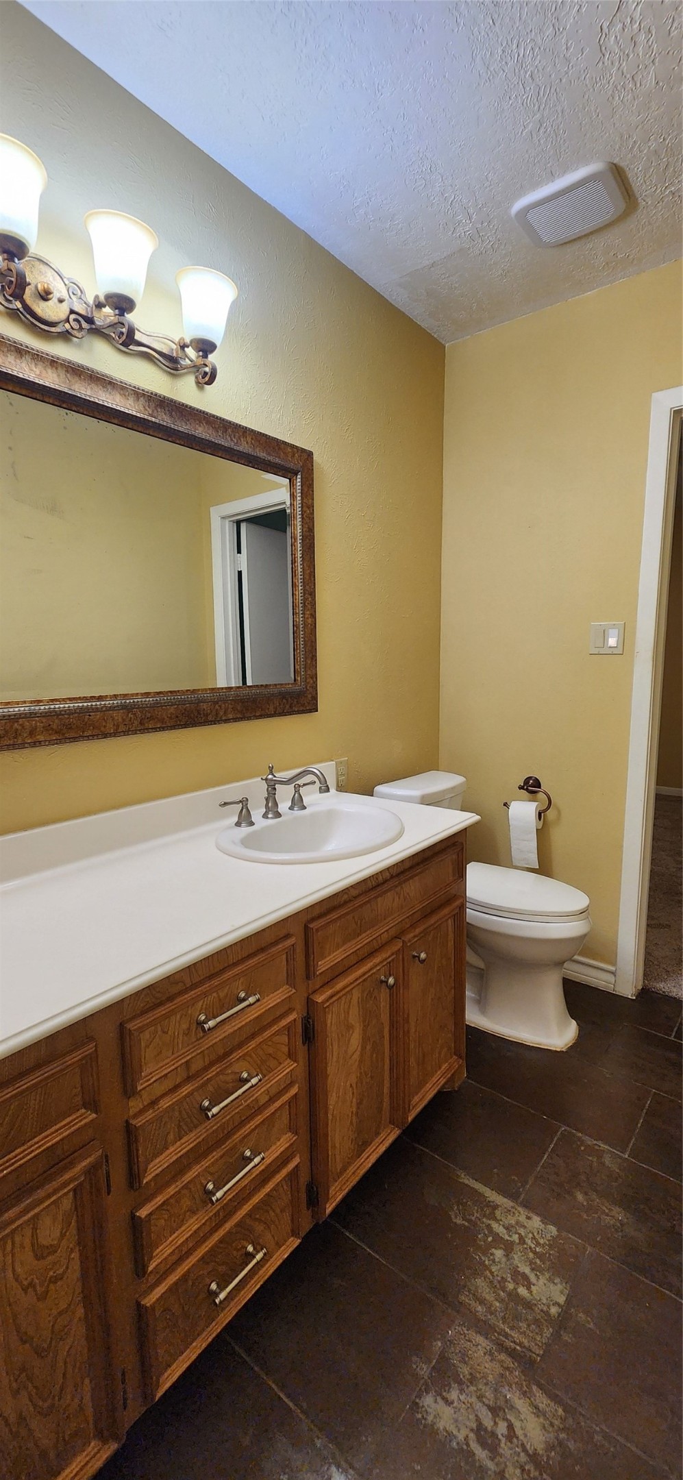 616 Cannan Drive Angleton, TX 77515 - Photo 36 of 44 a bathroom with a sink mirror and toilet