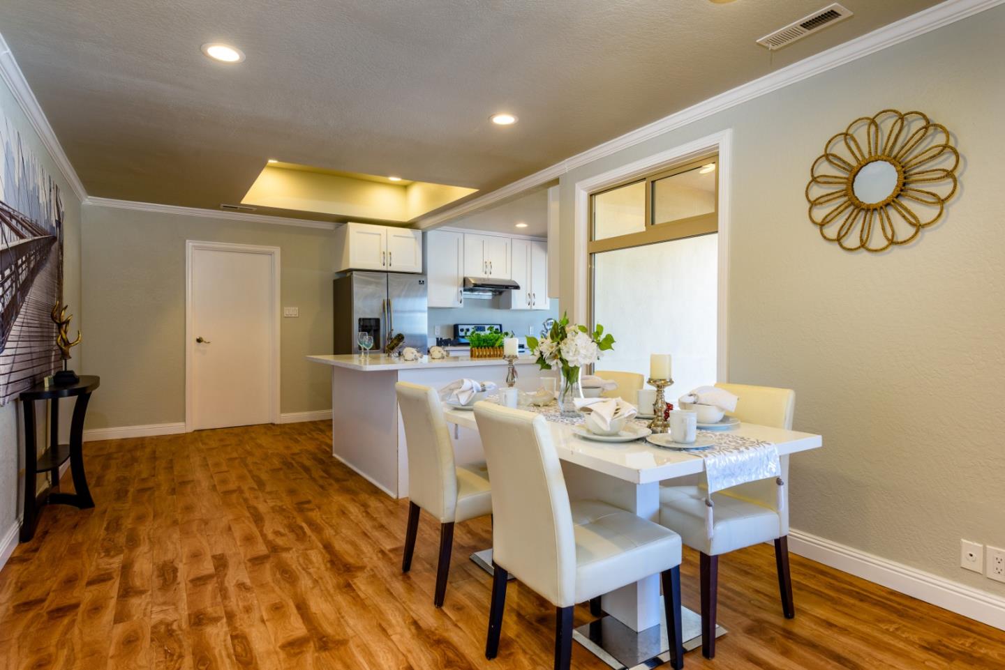 1355 Hillcrest Boulevard Millbrae, CA 94030 - Photo 6 of 17 a view of a dining room with furniture window and wooden floor