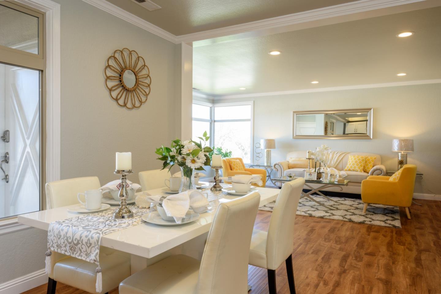 1355 Hillcrest Boulevard Millbrae, CA 94030 - Photo 7 of 17 a living room with furniture and wooden floor