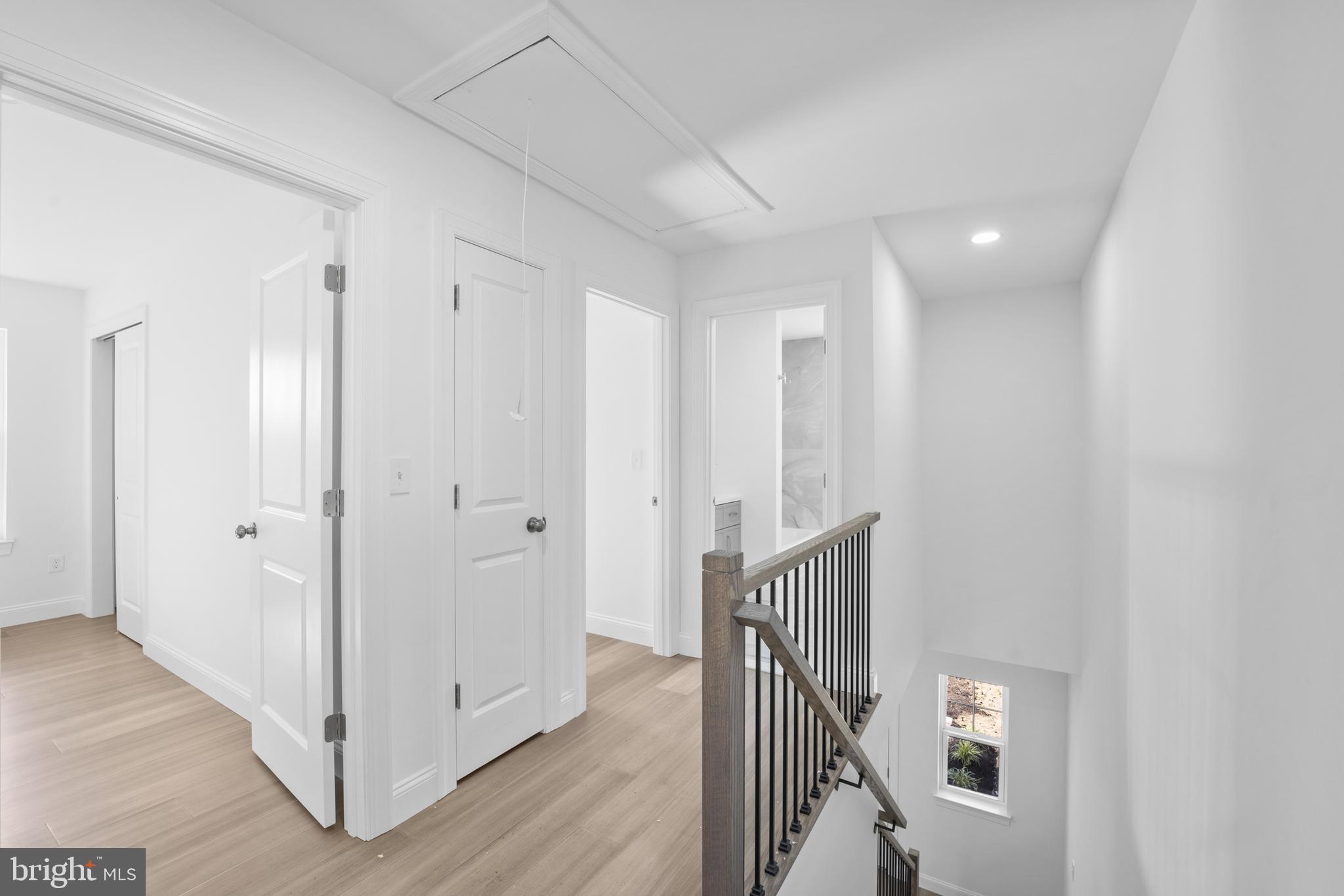 492 Ellis Avenue Lawnside, NJ 08045 - Photo 17 of 33 a view of a hallway with wooden floor and entryway