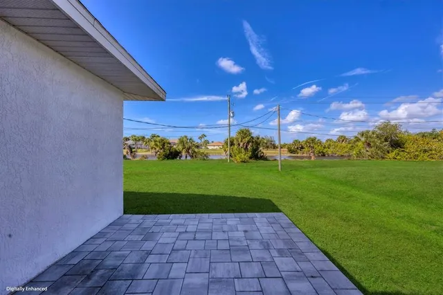 a view of a park with swings and slides