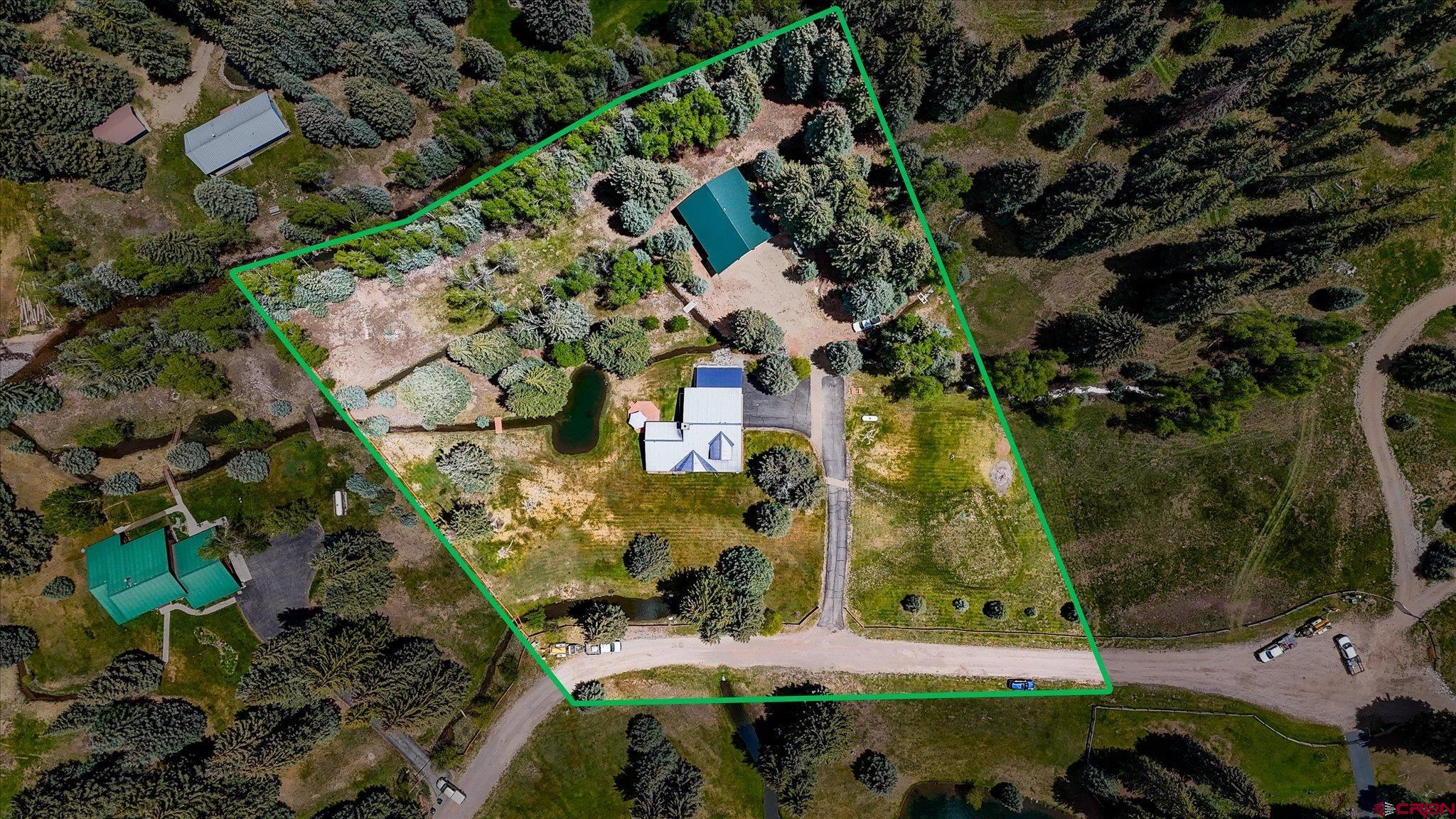 197 Hummingbird Way Bayfield, CO 81122 - Photo 42 of 44 an aerial view of residential house with outdoor space