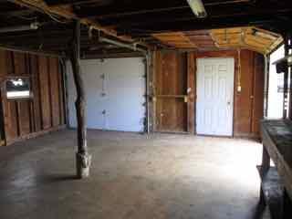 INTERIOR OF GARAGE