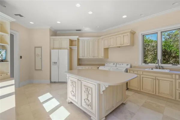 a view of swimming pool with outdoor seating