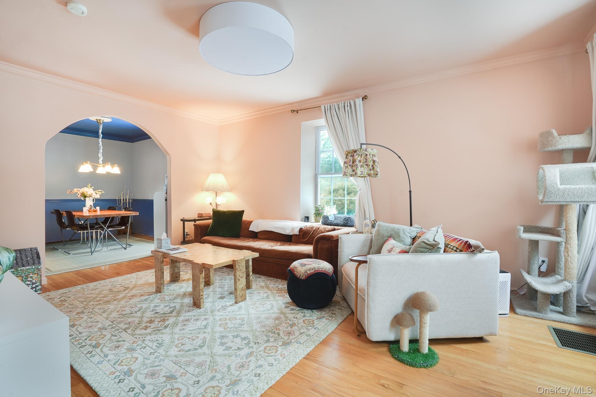 645 Gardnertown Road Newburgh, NY 12550 - Photo 5 of 38 Expansive light filled living room that flows into dining room.