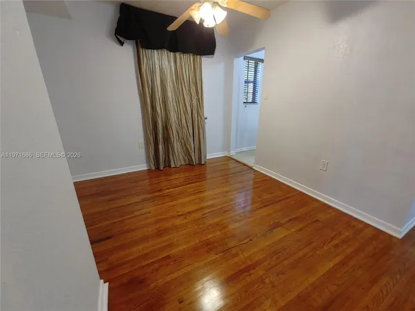 wooden floor in an empty room