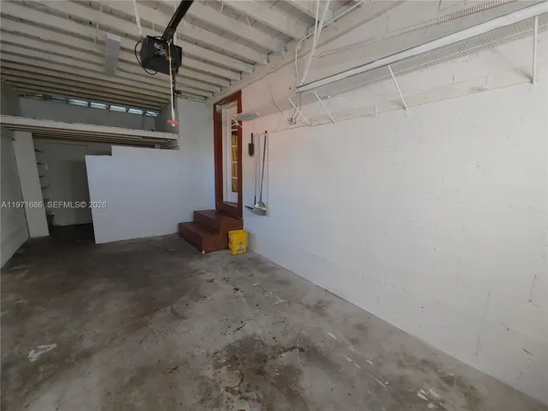 a view of basement