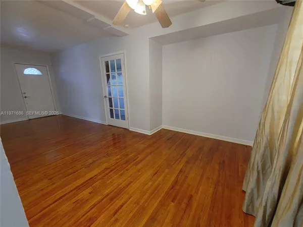 wooden floor in an empty room