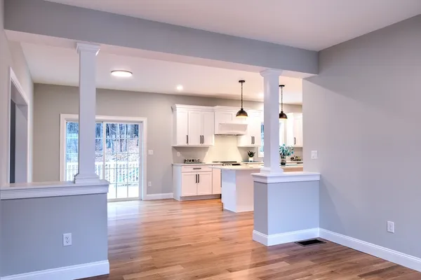 a view of a house with a outdoor space