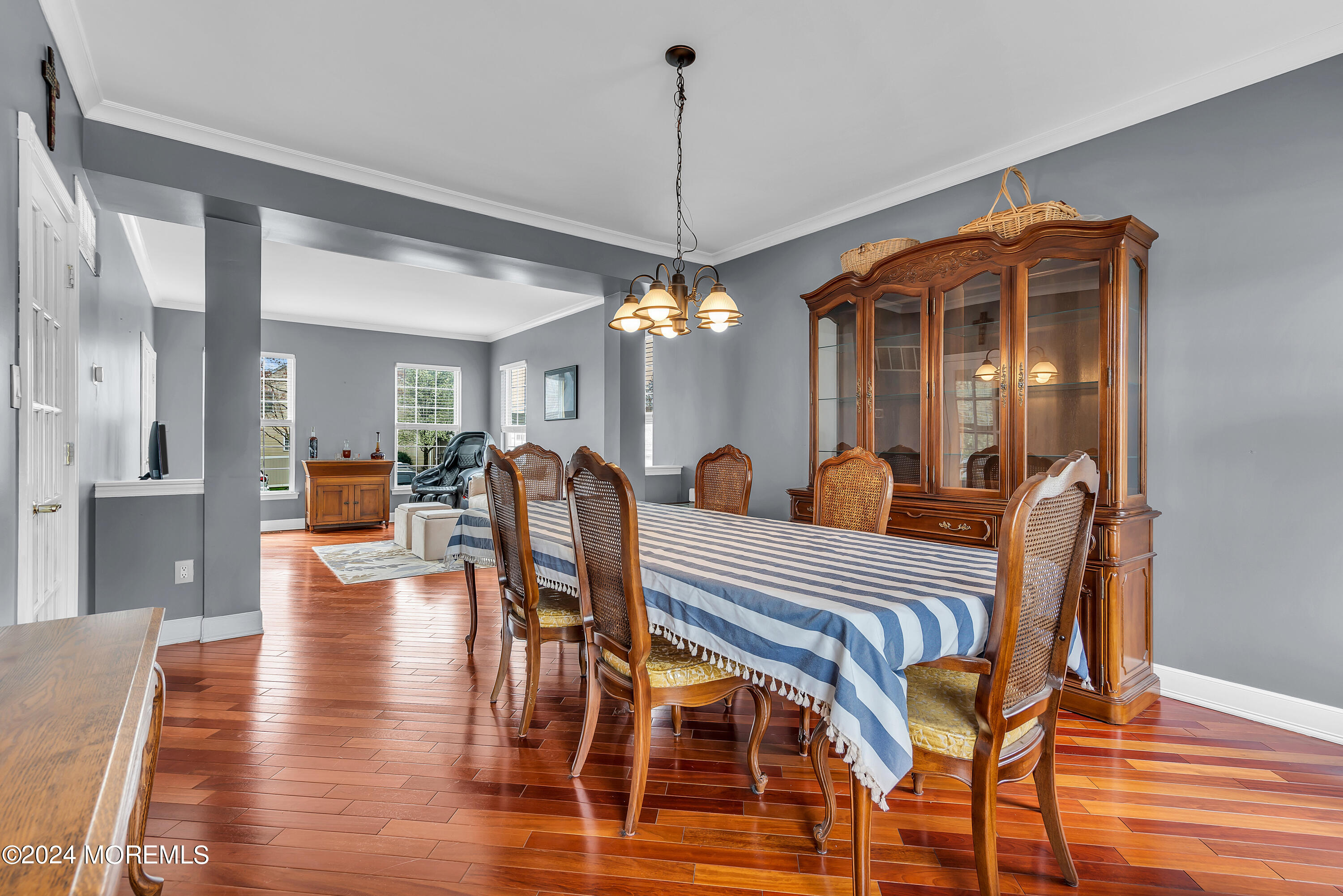 17 Gristmill Road Howell, NJ 07731 - Photo 14 of 71 a view of a dining room with furniture window and wooden floor