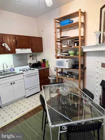 a view of a wooden floor with utility