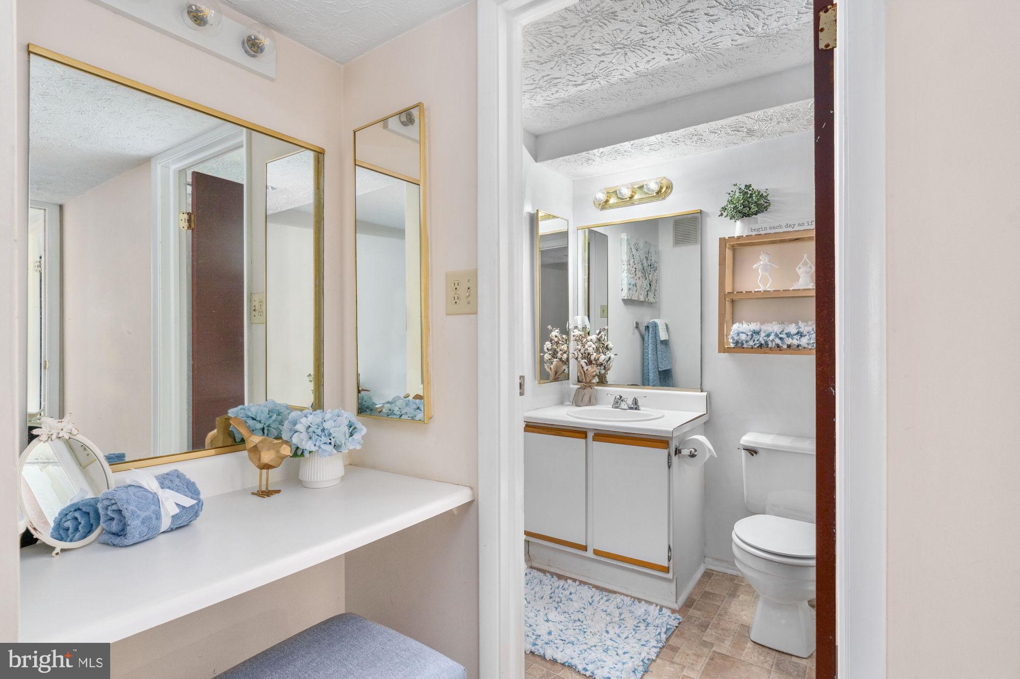 4420 Groombridge Way, Unit 4420E Alexandria, VA 22309 - Photo 28 of 39 Dressing area vanity with cabinet mirror