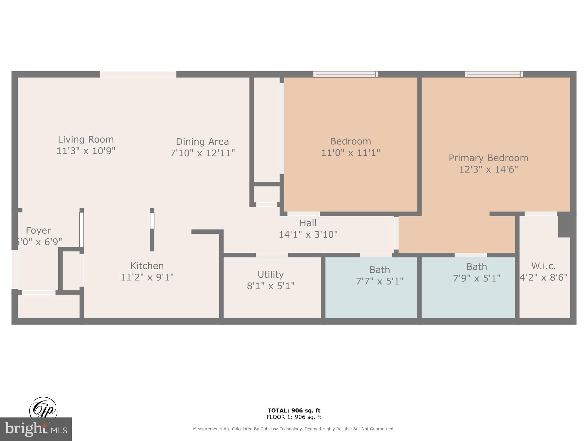 4420 Groombridge Way, Unit 4420E Alexandria, VA 22309 - Photo 38 of 39 Sizes are approximate