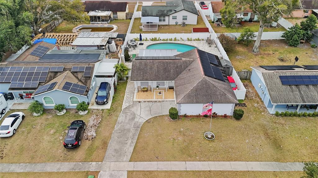 9084 Arndale Circle Tampa, FL 33615 - Photo 22 of 22 an aerial view of a house with swimming pool