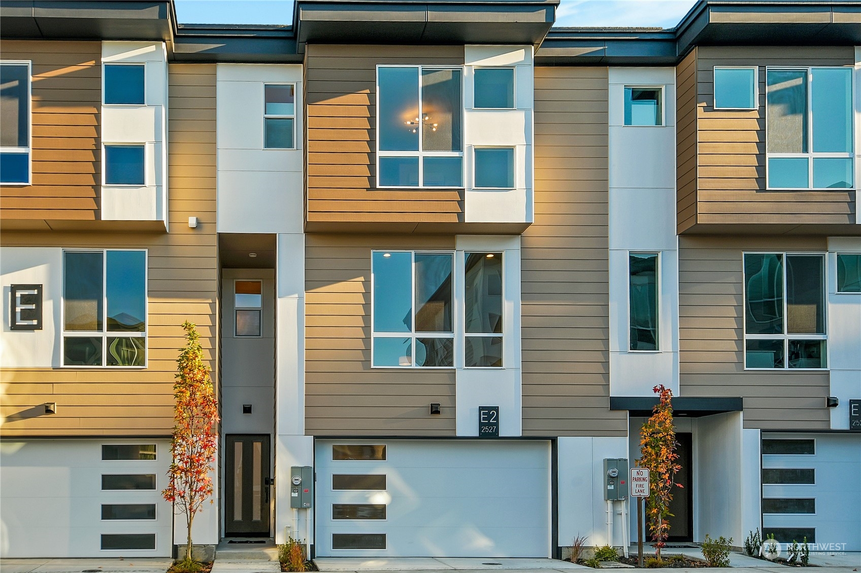 a view of brick building