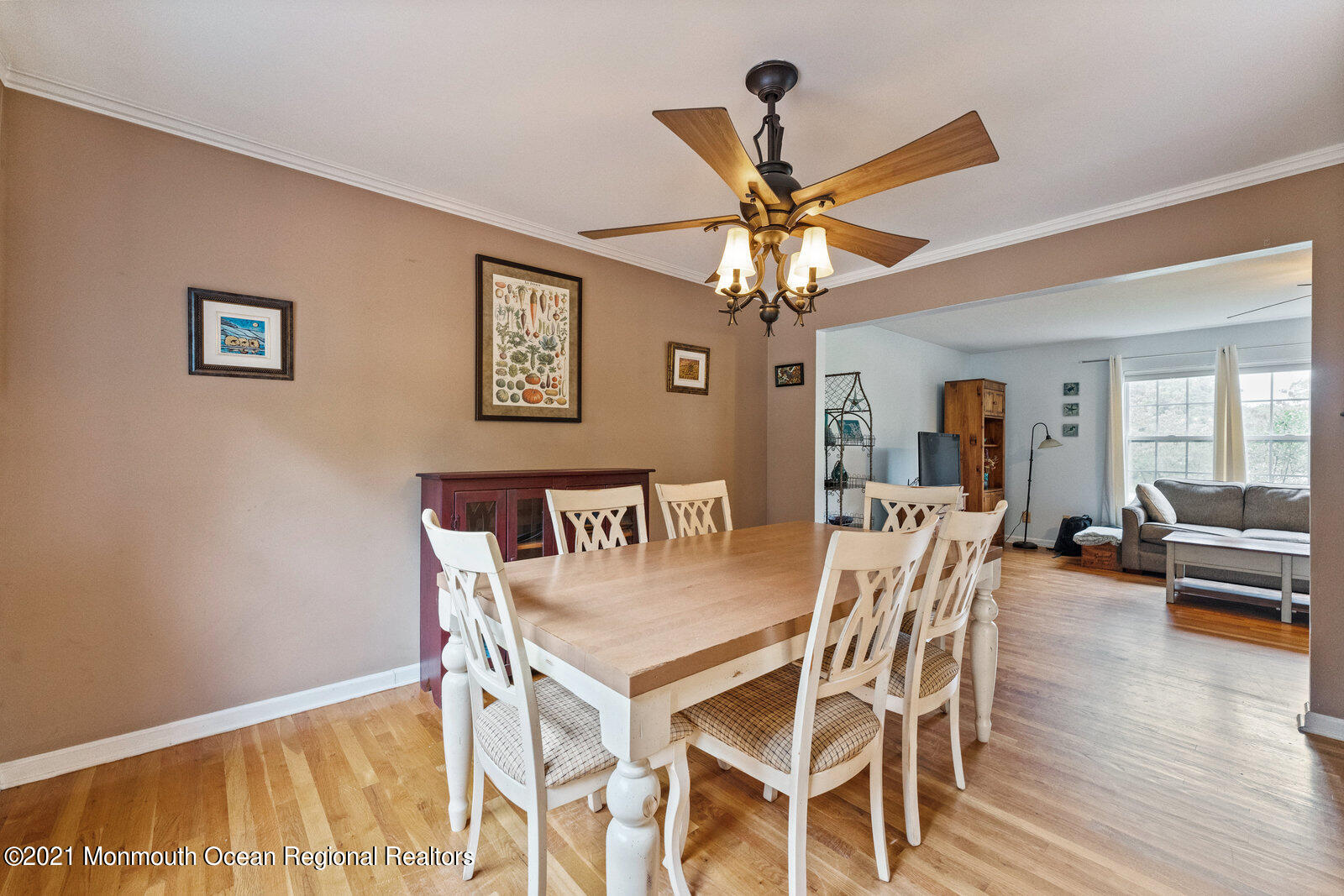 210 North Success Road Cream Ridge, NJ 08514 - Photo 16 of 50 a view of a dining room with furniture and wooden floor